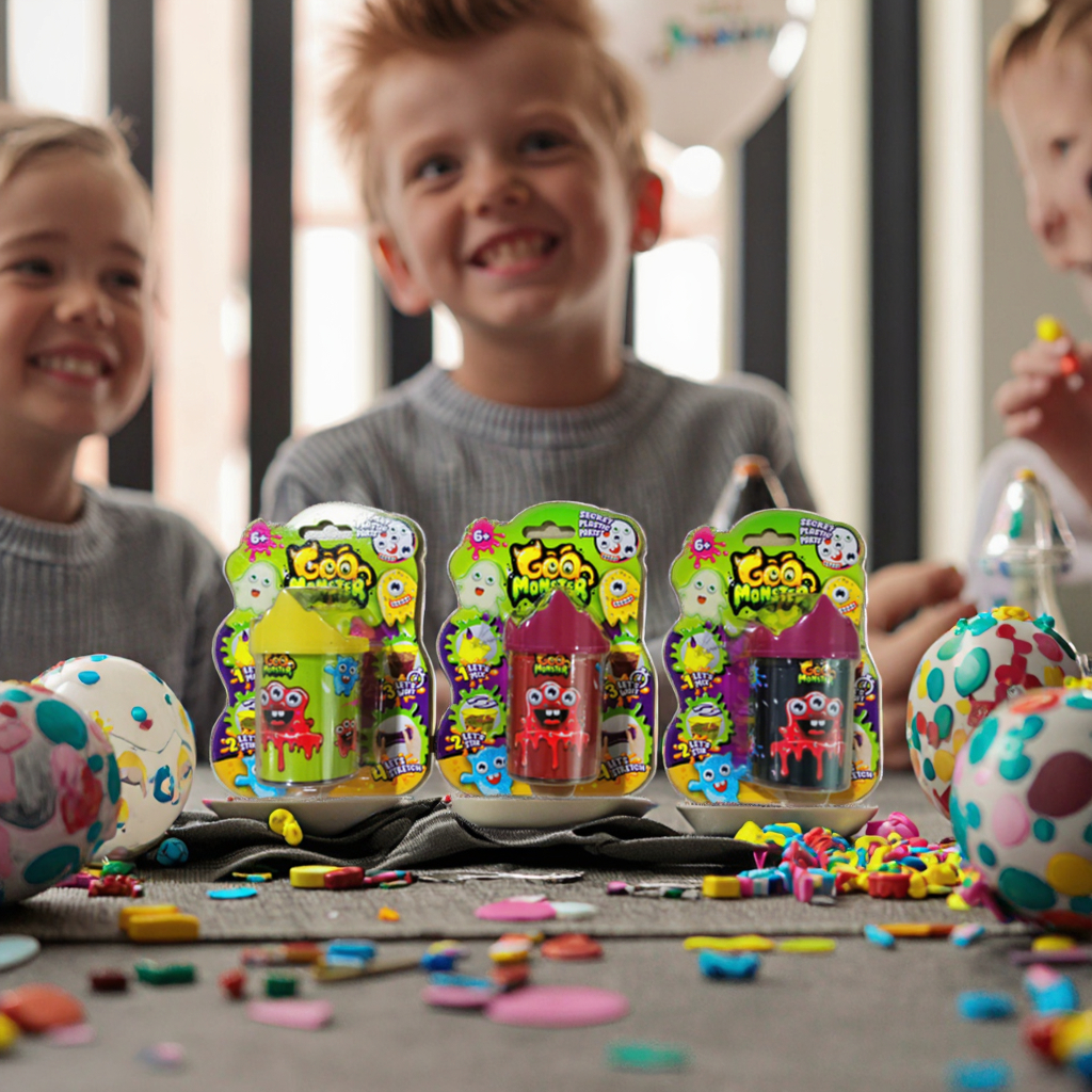 Monster Slime Maker Kit DIY Science Toys for Kids Fun Educational STEM Gift Battery Powered Eco-friendly ABS Plastic Safe