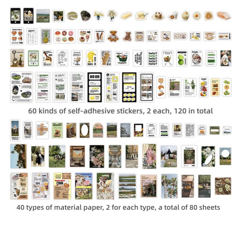 Vintage Aesthetic Scrapbook Journal Kit 7