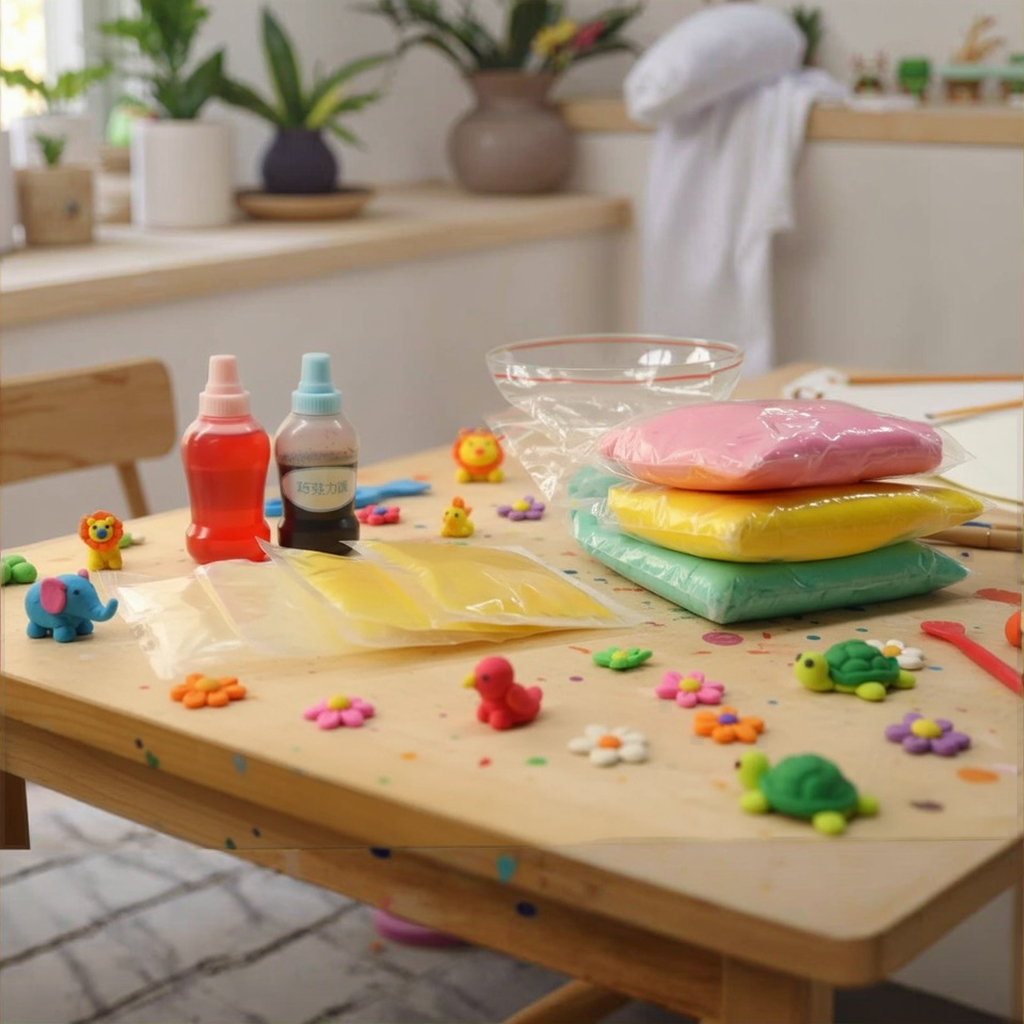 DIY Bulk Air Dry Clay Fluffy Slime Making Set Educational Playdough Easy-to-Follow ChaoBang Relieve Stress