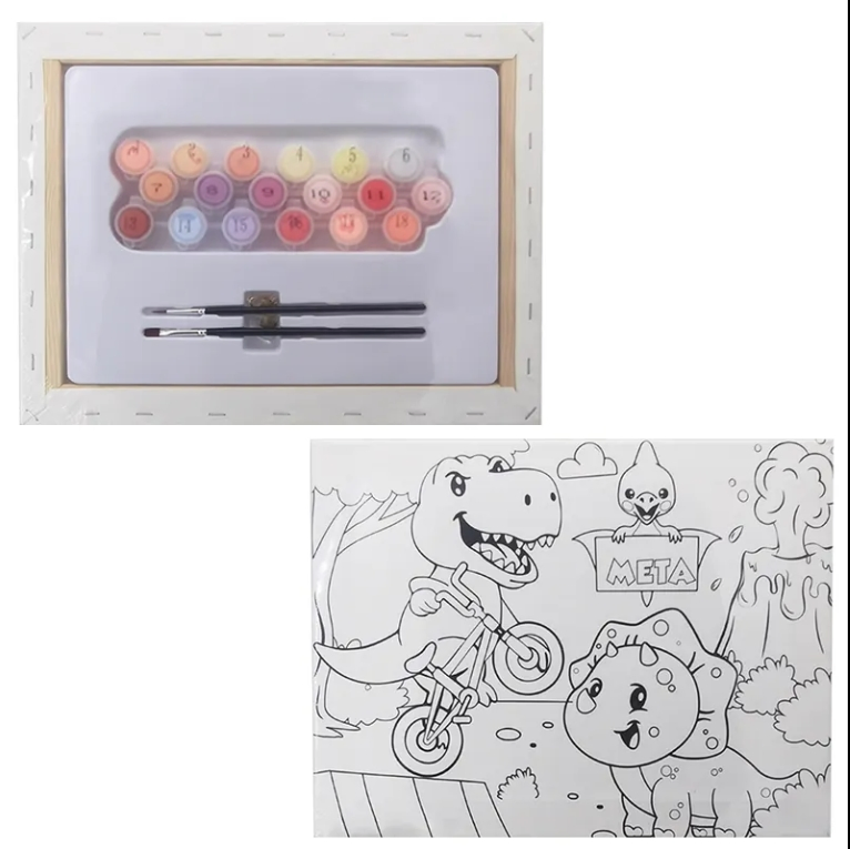 Popular Cartoon Kids Painting Set Art Drawing DIY Kit