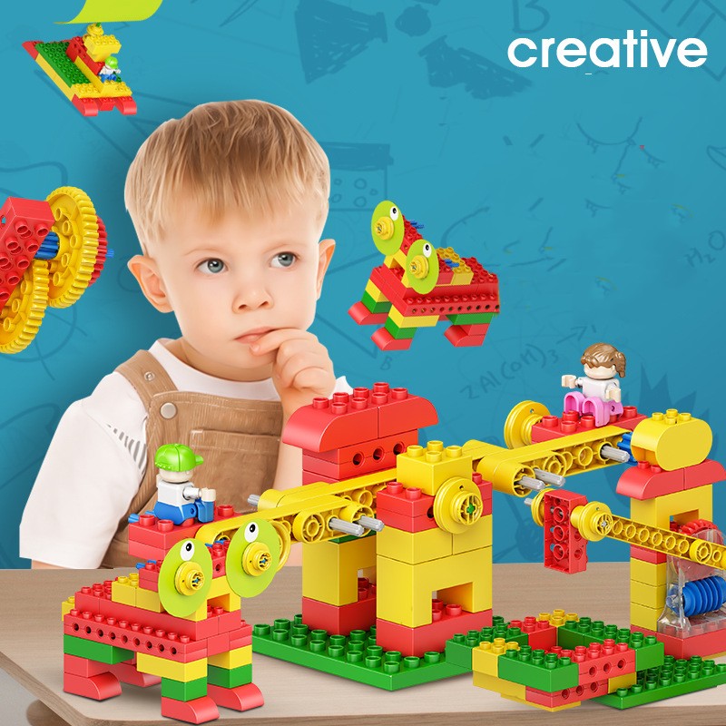 Classic Toy Kit 9656 Kids Preschool Educational DIY Creative Assembly Building Block Set