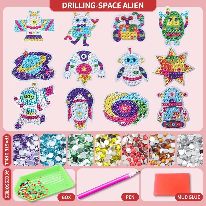 Diamond Painting Magnets Kit Diamond Painting Kit for Beginners Kids DIY Magnets Diamond