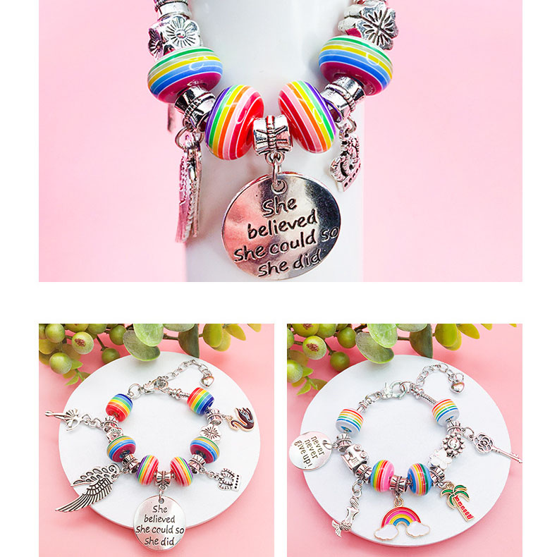 112PCS/Set Custom Hot Sale Vintage Hand Beaded Bracelet Gift Set Box DIY Bracelet Making Kit Set for Women Jewelry