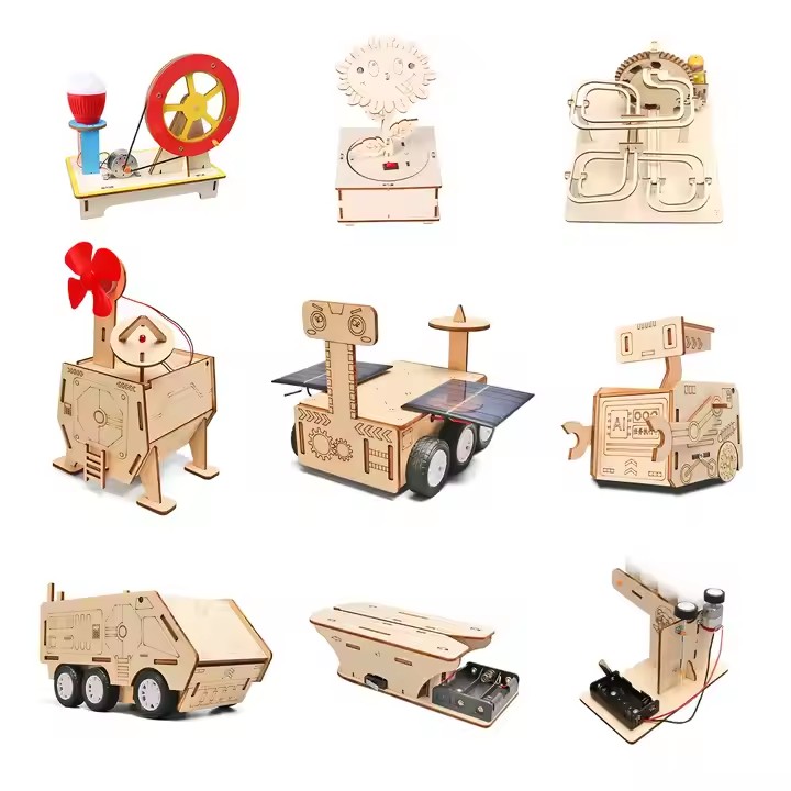 DIY Wooden Science Experiment Kits-Best-Selling Educational STEM Toys with Hands-On Engineering Activities &amp; Crafts