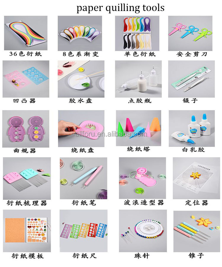 Quilling Tool Set Usage