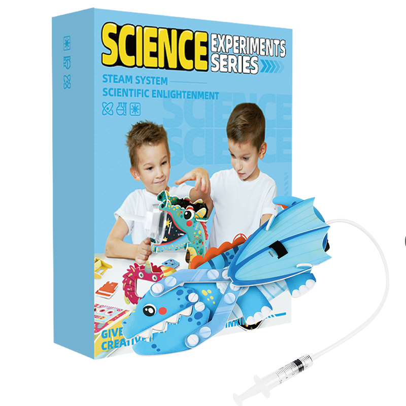 DIY STEM Kit School Learning Wooden Hydraulic Arm Manipulator Model Physical Science Experiment Kit for Kids Educational