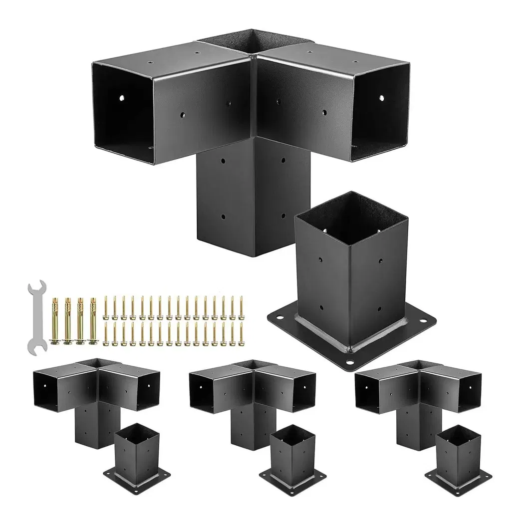 Modern 4X4 Pergola Stand Bracket Kit for DIY Wood Projects