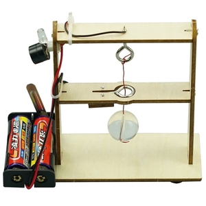 Wooden DIY Earthquake Alarm Scientific Experiment Toys Technology Handmade Set Kids Science Kit