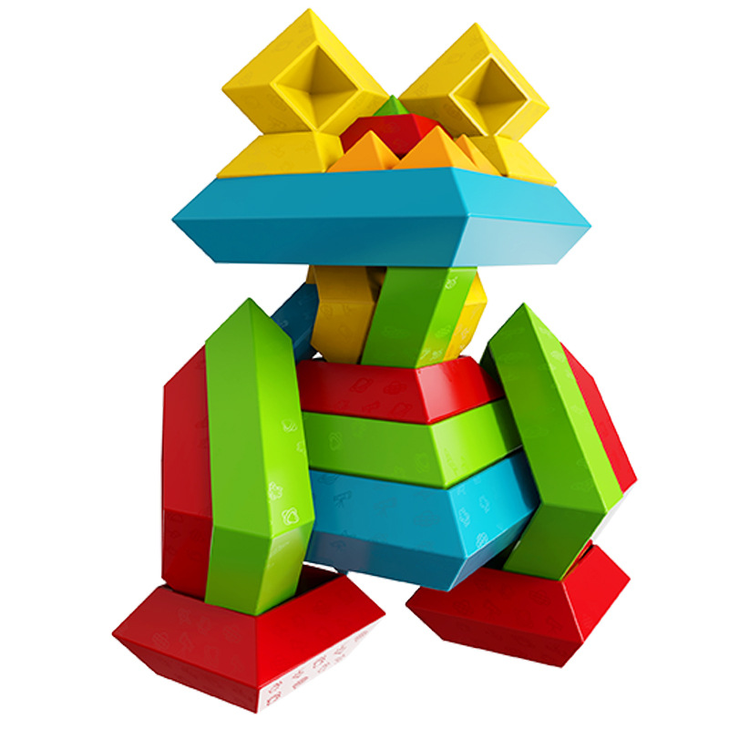 Educational Building Kit for Ages 3 up Develops Fine Motor and Spatial Awareness