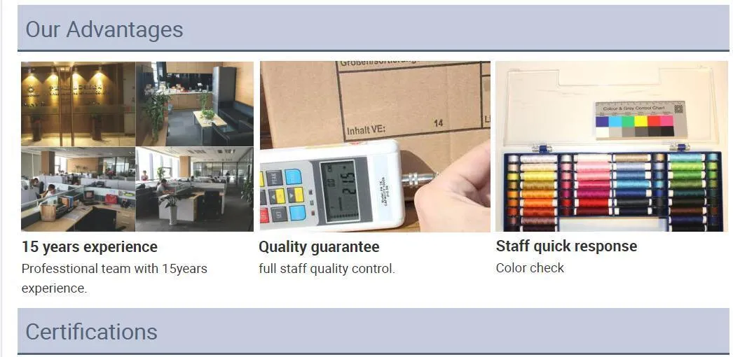 Compliance Certification display