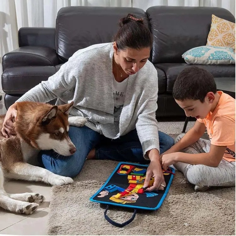 Educational Busy Board DIY Teaching Aids for Early Childhood Infant Wood Toys Ready Supply