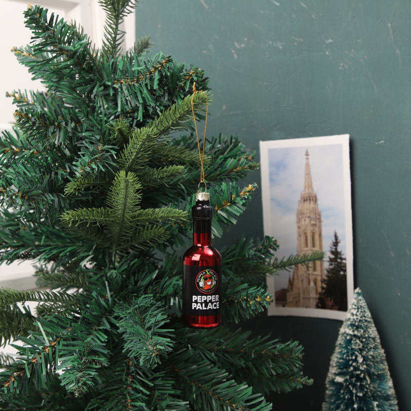 Eco-Friendly DIY Red Beverage Bottle Craft Kit for Creative Holiday Activity and Personalized Home Decoration