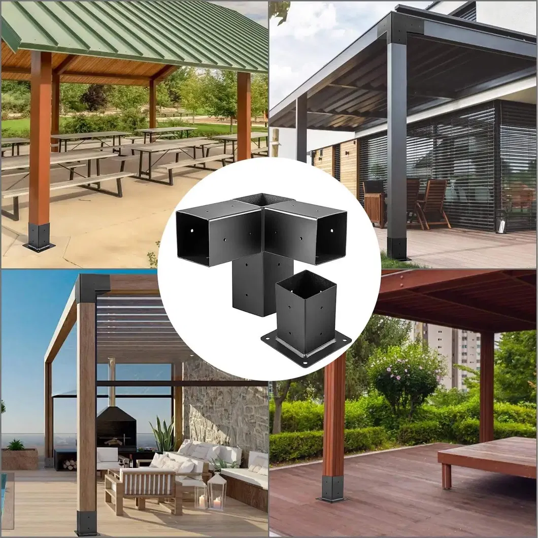 Modern 4X4 Pergola Stand Bracket Kit for DIY Wood Projects