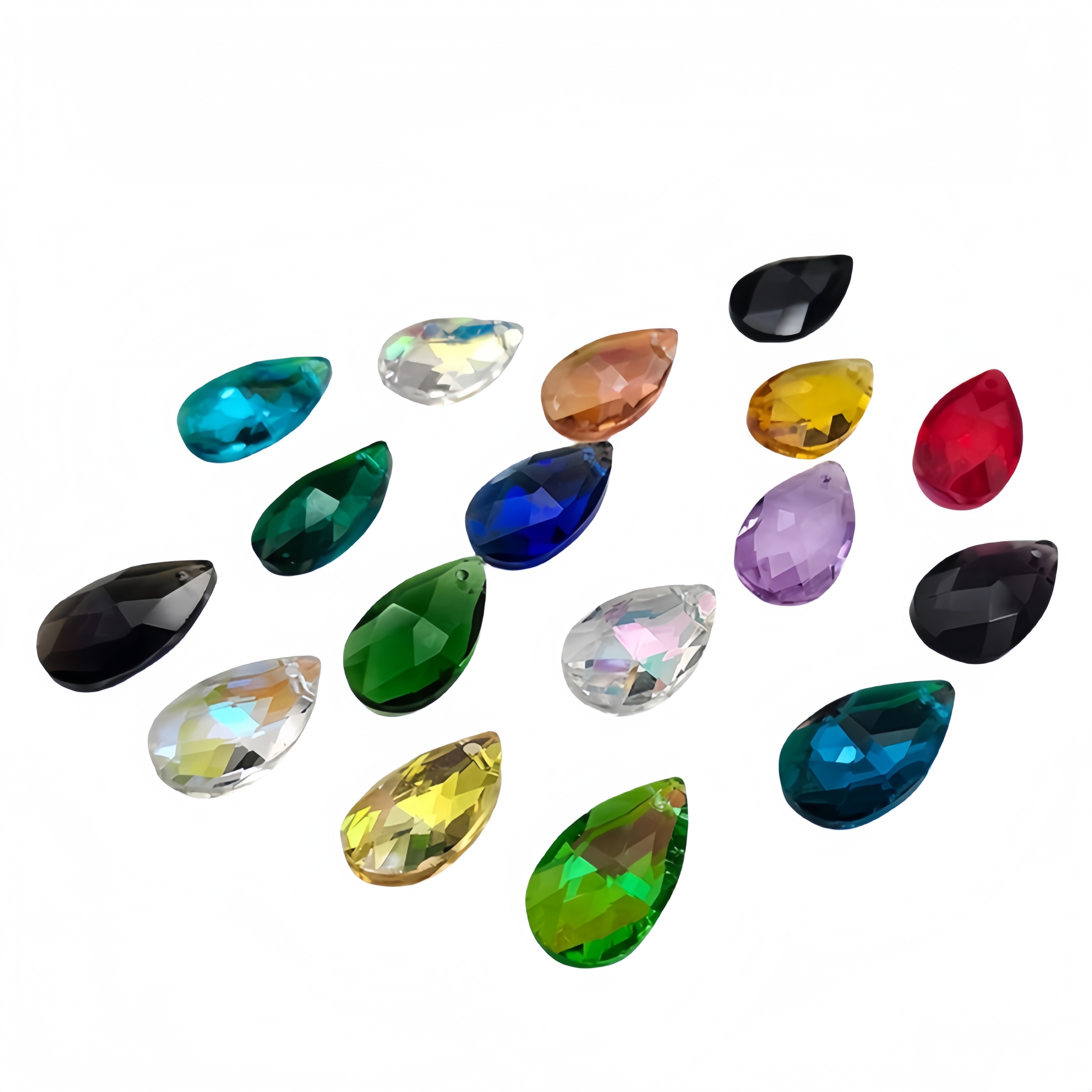 Customized Sizes Animal Print Love Angel's Tear Net-Shaped Pendant DIY Handmade Beading Craft Kit Car Hanging Crystal