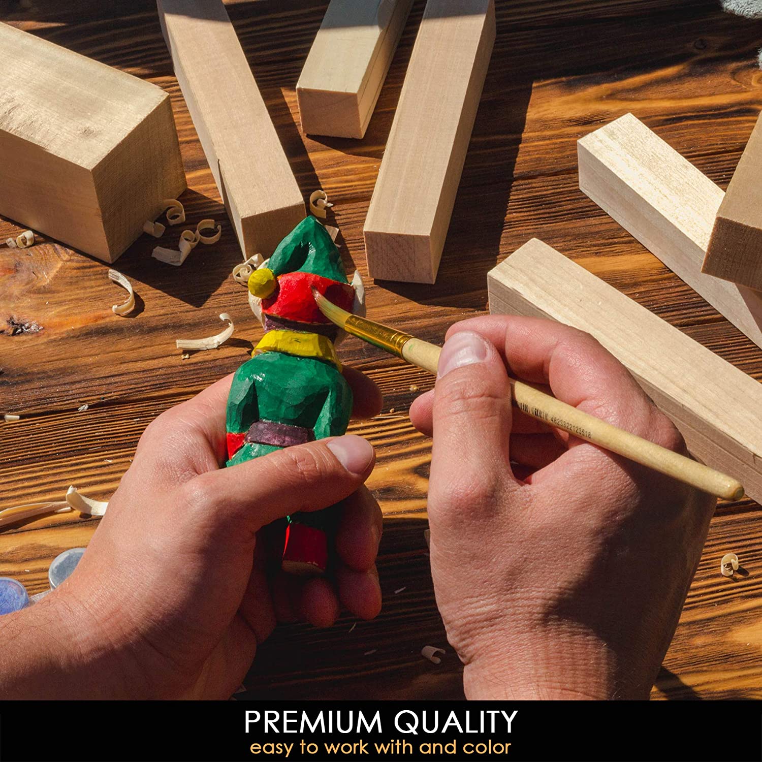 Basswood Carving Blocks Packaging