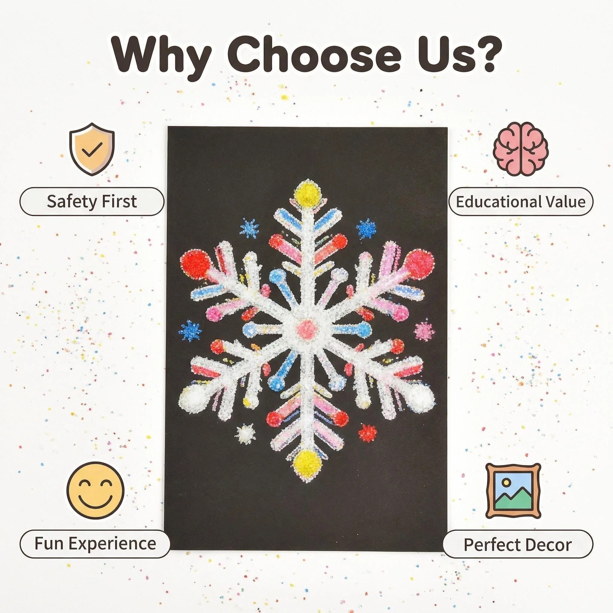 Customizable Kids' DIY Sand Art Set, Kindergarten Art &amp; Craft Educational Toy, Creative Cartoon Colored Sand Painting