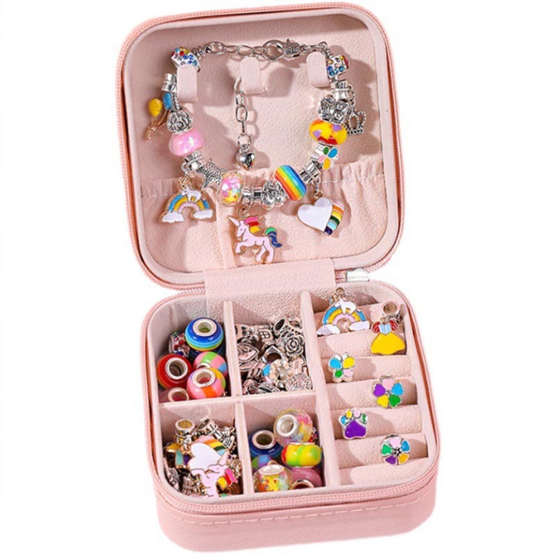 Charm Bracelet Making Kit for Girls Supplies Beads Friendship Bracelet Kit