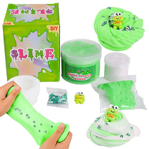 New Non-toxic DIY Kids Making Kit Educational Toy Butter Crystal Mud Play Dough Honey Slime Kit