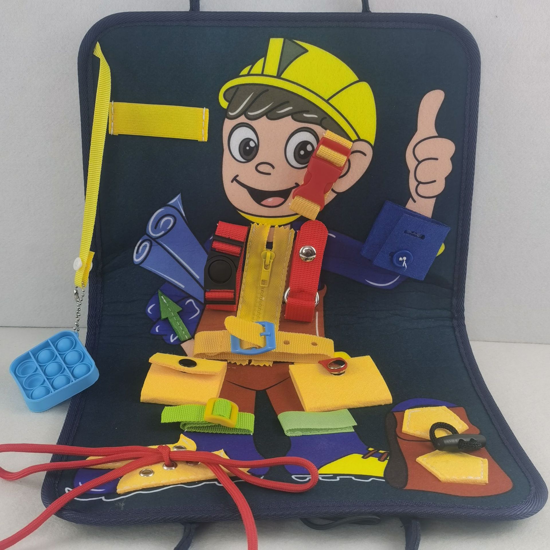Educational Busy Board DIY Teaching Aids for Early Childhood Infant Wood Toys Ready Supply