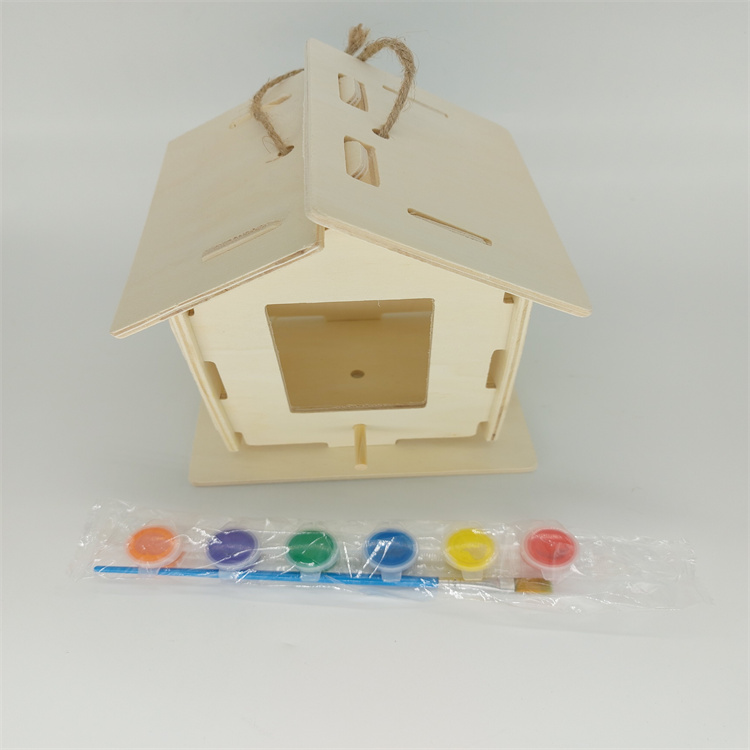 DIY Bird House Kit Build &amp; Paint Your Own Wooden Bird House Making Painting Kit