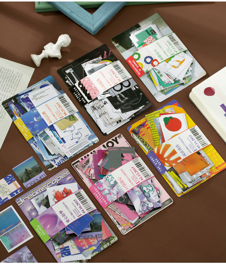 Creative Scrapbooking Decoration Card and Stickers Set