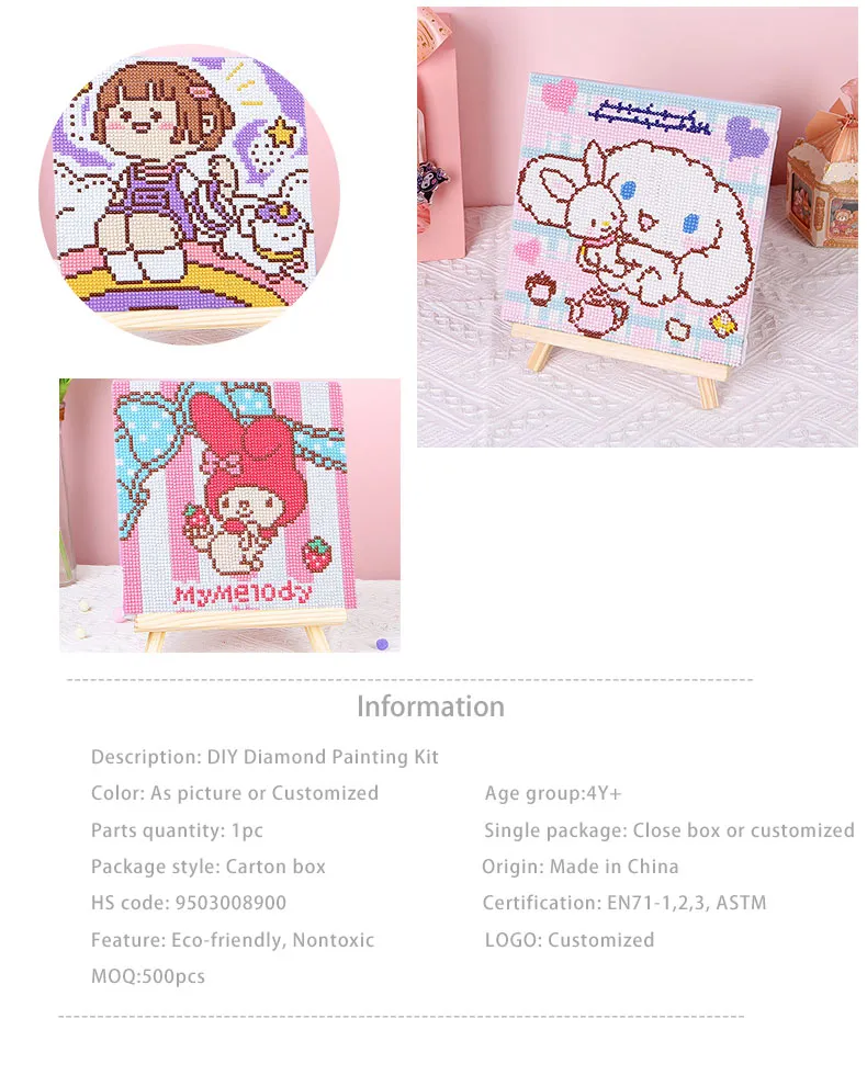 Creative DIY Diamond Painting Kit for Kids' Arts & Crafts