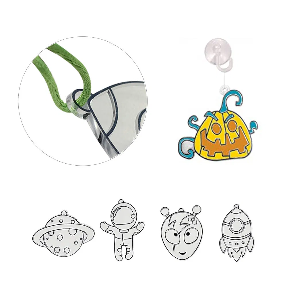Educational DIY Toys Fast Dispatch Drawing Toys Painting Window Art 3D Kit Instant Sticky