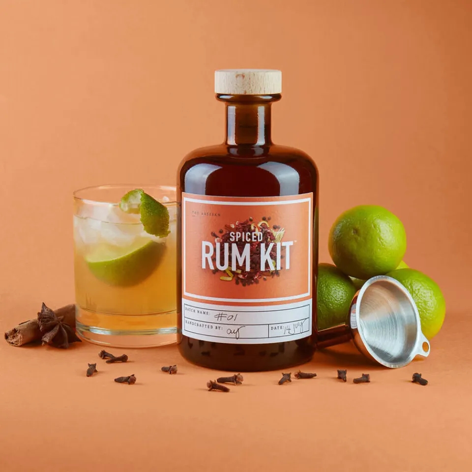 DIY Gift Kits Make Do Your Own Rum Gin Whiskey Whisky Botanical Spices Bottle Infusion Spirit Bar Accessories Reusable Wooden