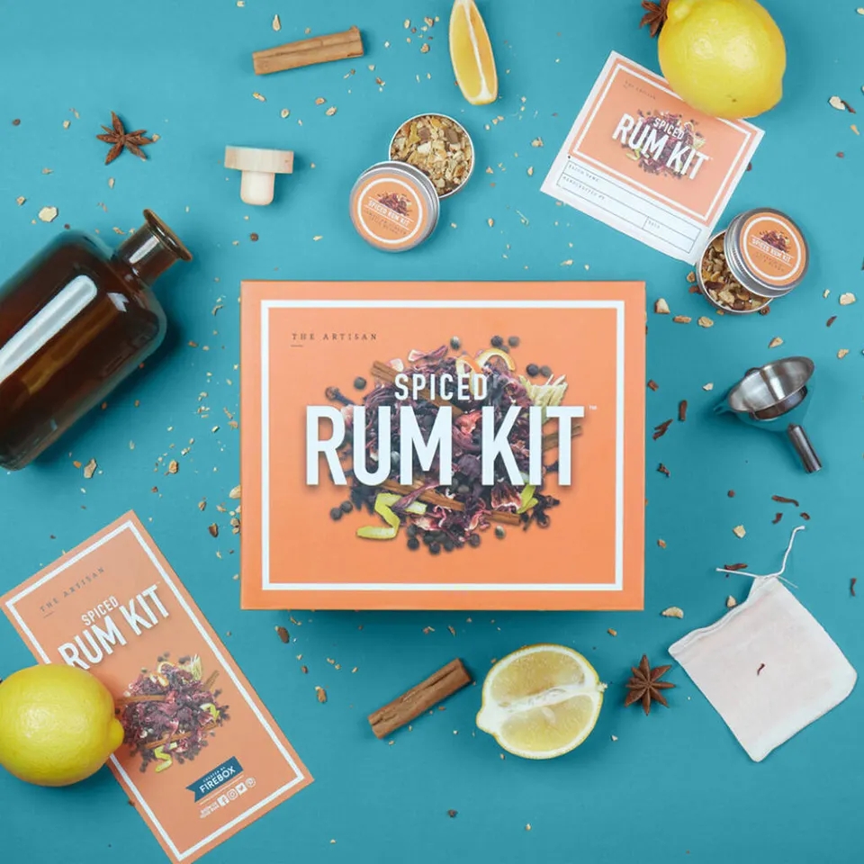 DIY Gift Kits Make Do Your Own Rum Gin Whiskey Whisky Botanical Spices Bottle Infusion Spirit Bar Accessories Reusable Wooden