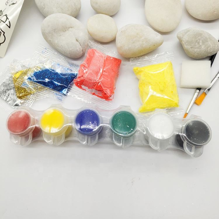 Kids DIY Box Set Craft Rocks Kit Rock Painting