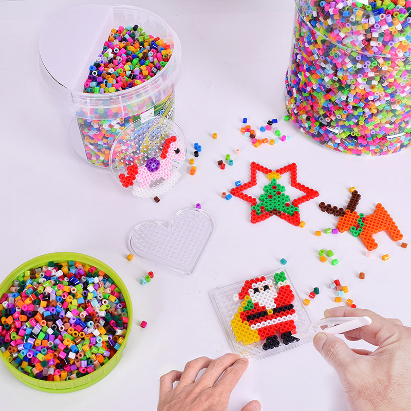 Trend Products Educational Toys Creative Perler Beads Bulk 32000 Piece 5mm Fuse Perpler Hama Beads Kit for Kids DIY
