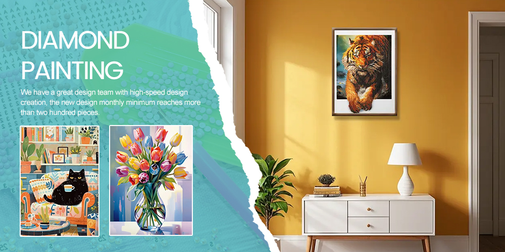 DIY Diamond Painting Banner