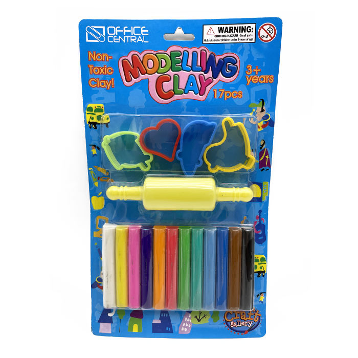 Eco-Friendly Modeling Light Clay 24 Colors DIY Clay Modeling Clay Tool Kit