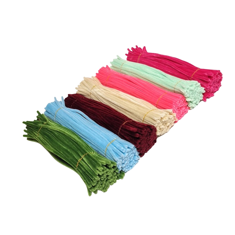 Hot Selling Kids Diy Arts and Crafts Set Chenille Stems Colorful Pipe Cleaners for Diy Art Crafts Decorations