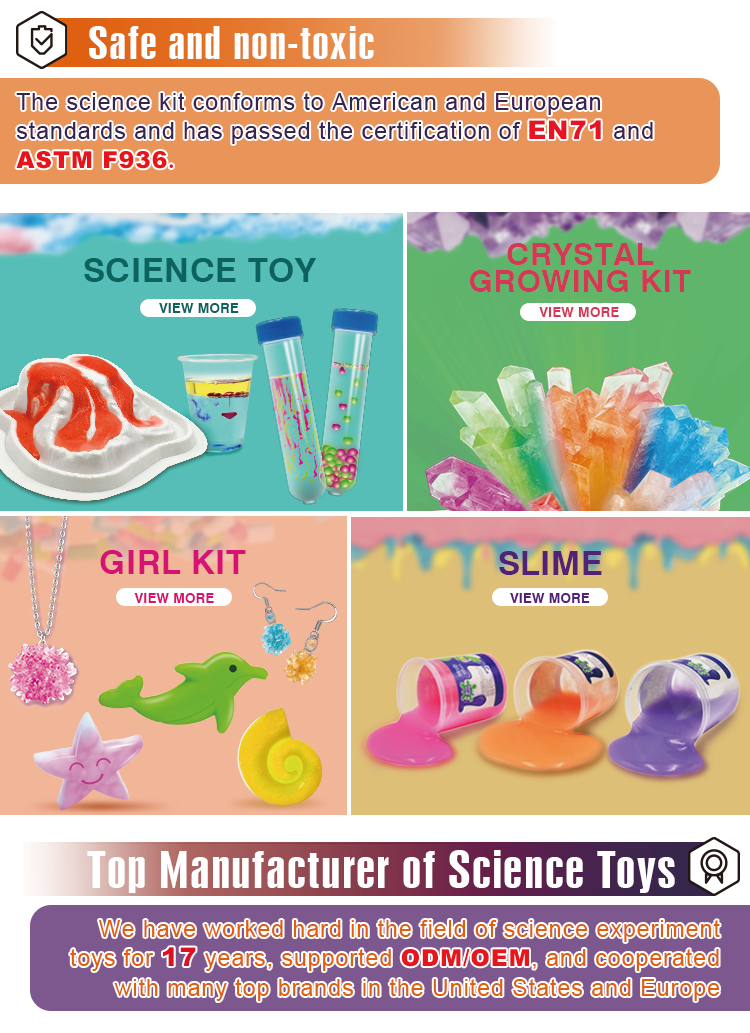 STEM Toys and Crystal Growing Kits Catalog