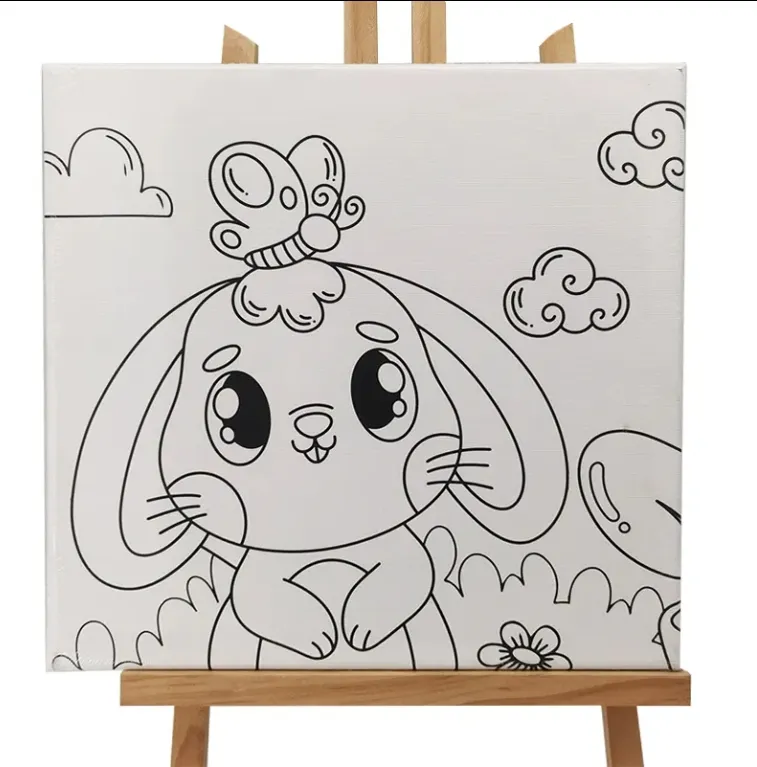 Popular Cartoon Kids Painting Set Art Drawing DIY Kit