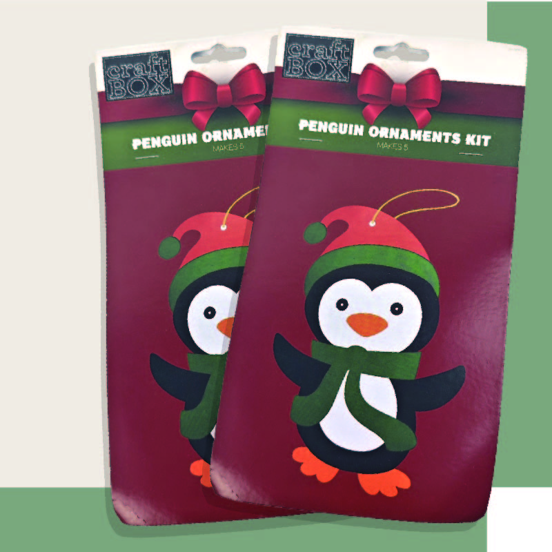 EVA Foam Christmas Penguin DIY Kits Christmas Trees Hanging