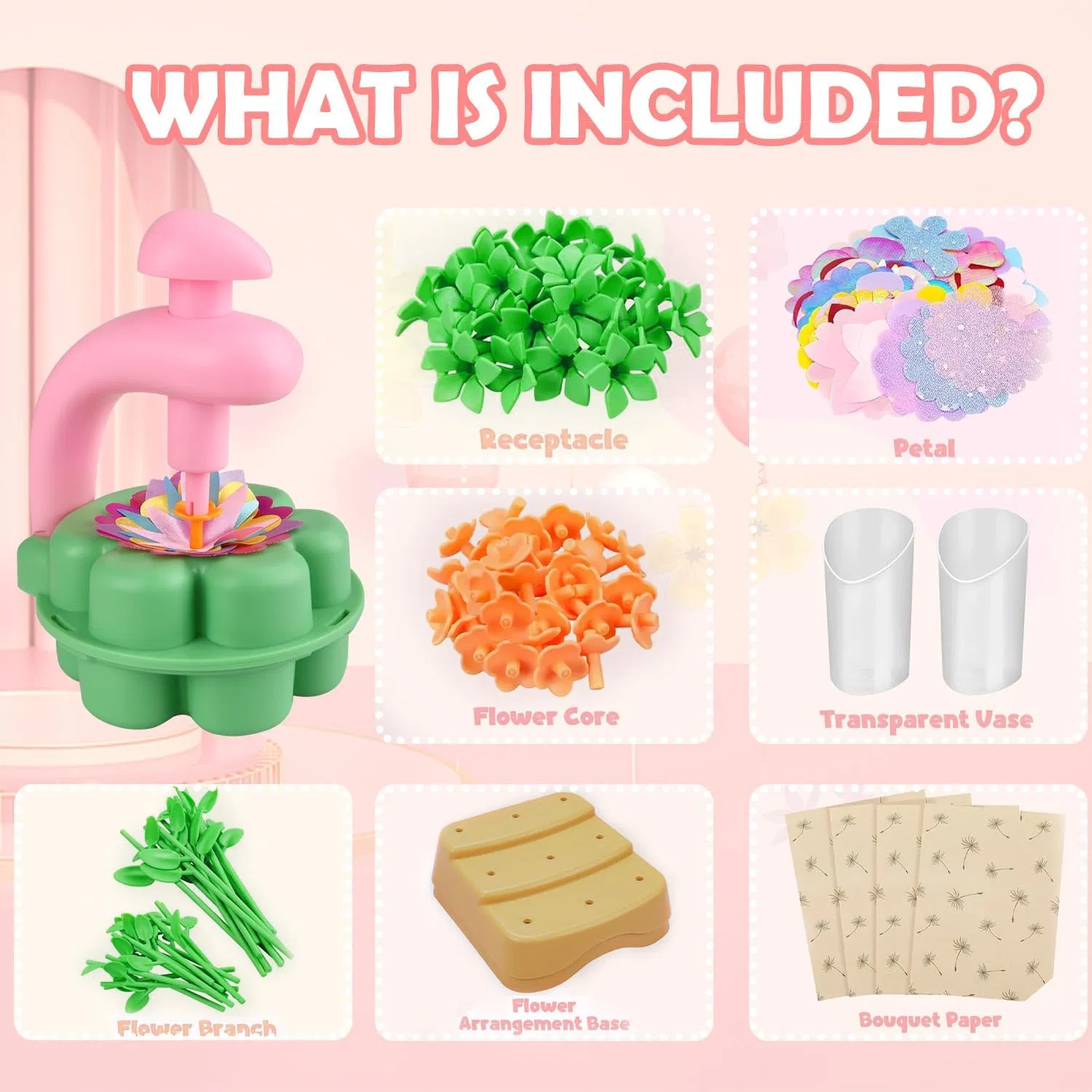DIY Fabric Flower Bouquet Craft Kits for Creative Fun