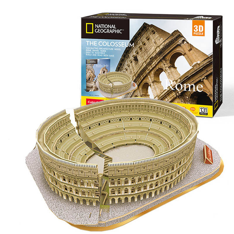 Custom Luxury Wood Handmade World Famous Landmark Finished Desktop Decorative Architectural 3D Puzzle Architecture Model Kit DIY