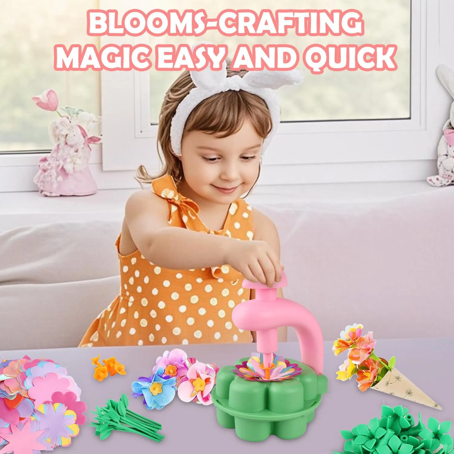 DIY Fabric Flower Bouquet Craft Kits for Creative Fun