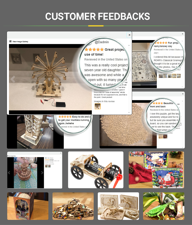 Customer Feedbacks screenshot