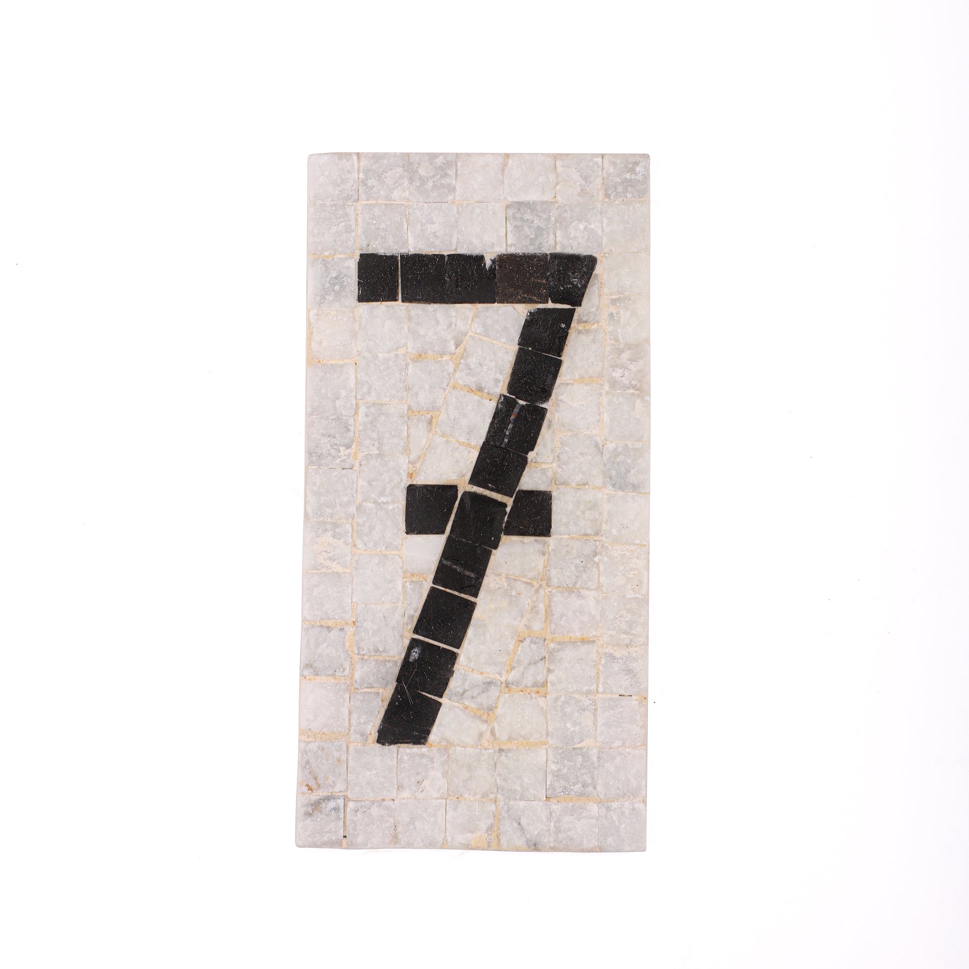 Handmade Mosaic Number Art DIY Craft Kit Complete Set Numbers Personalized Home Decor Signs Projects Solid Pattern