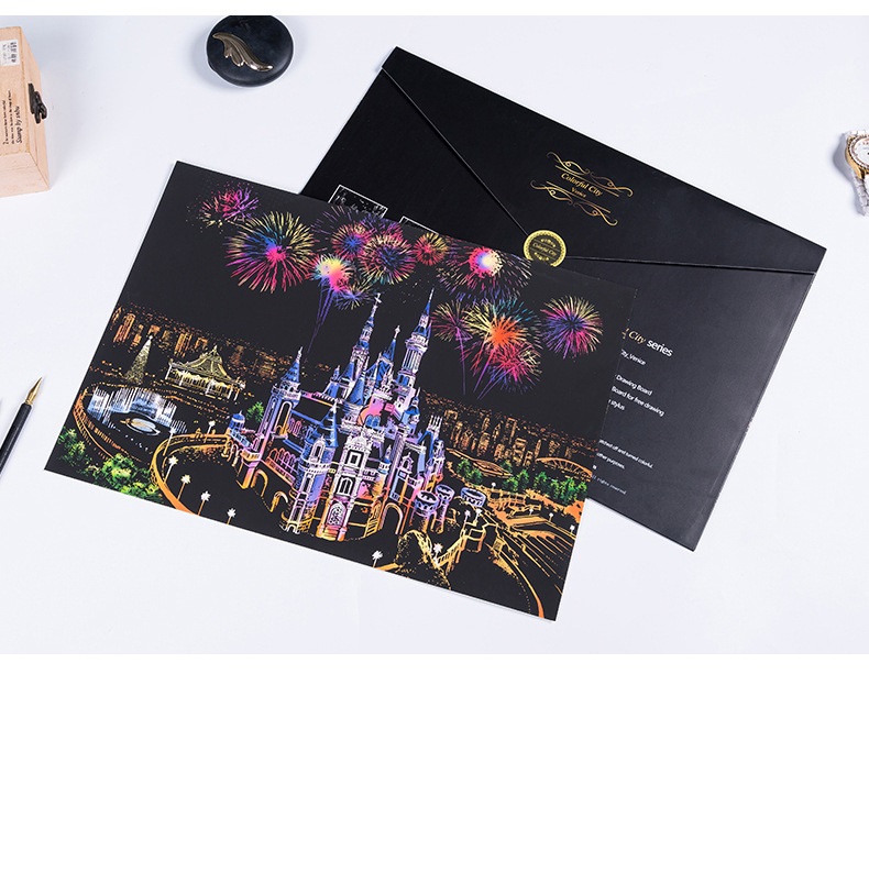 Factory Supply Black Paper Scrapbooking Supplies Paper Pack Scrapbook Kit