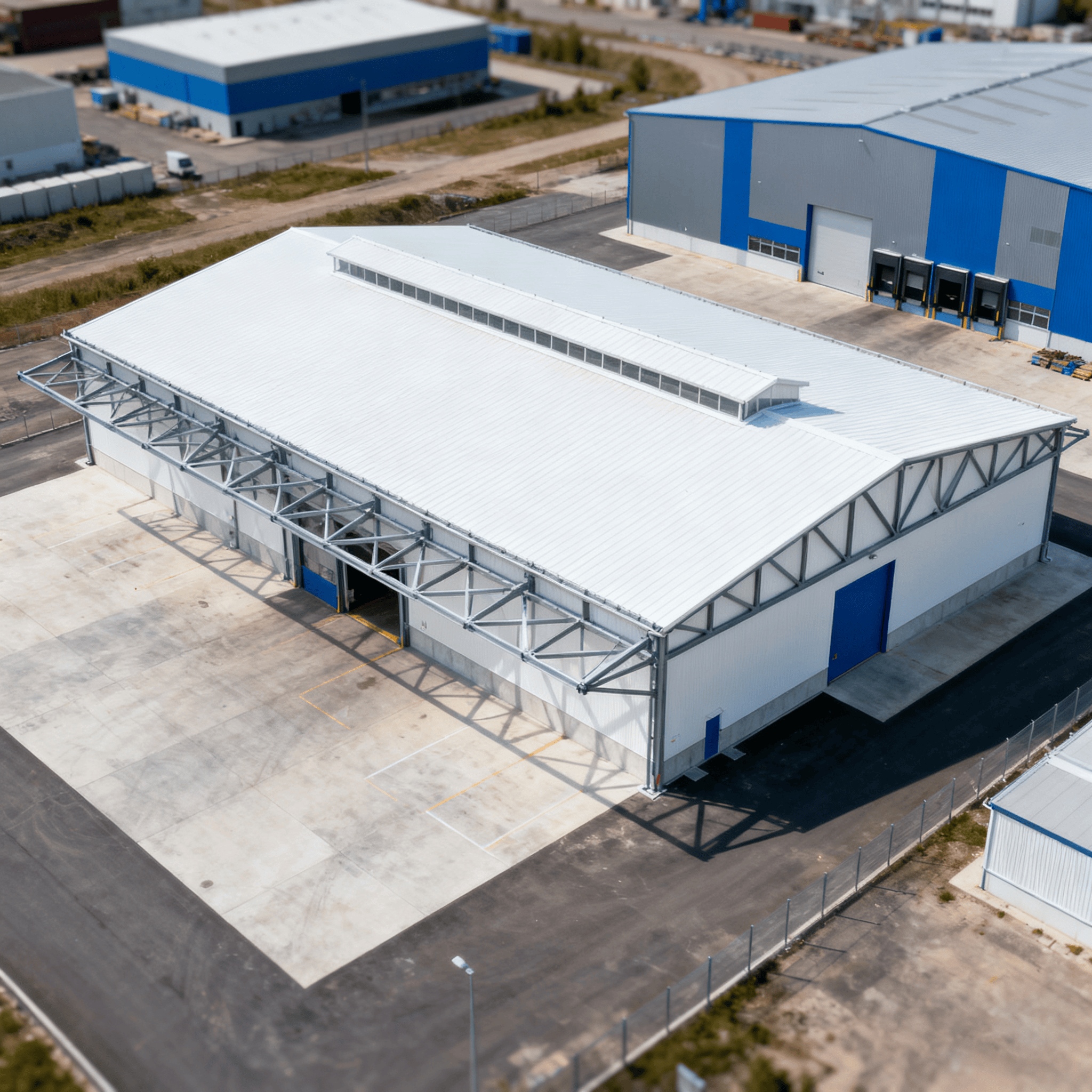 ZTSS Customized Light Steel Q355/Q235 Prefabricated Structural Steel Factory/Warehouse/Workshop/Plant Building 1 Year Warranty