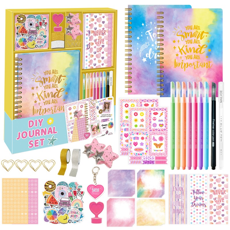 Birthday Gifts DIY Diary Sets, Stationery Sets, Scrapbookings and Diary Supplies Sets for Girls Are Ideal Gifts for Girls