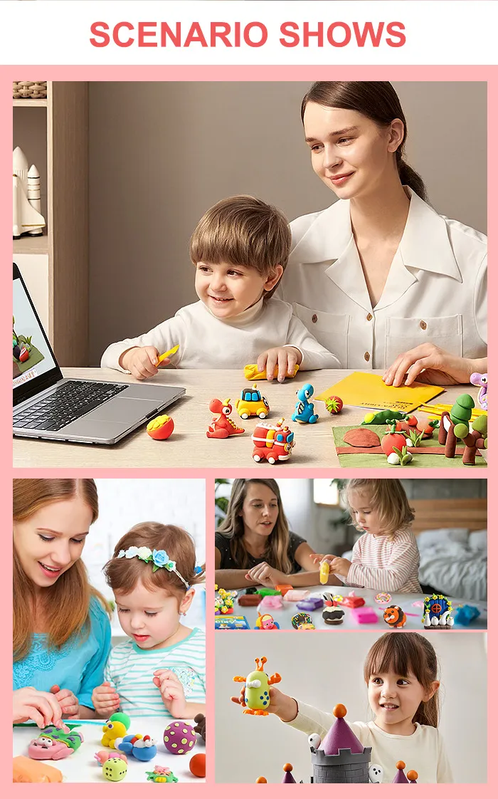 Non-Toxic Magic Playdough Kit for Creative Kids' Crafts