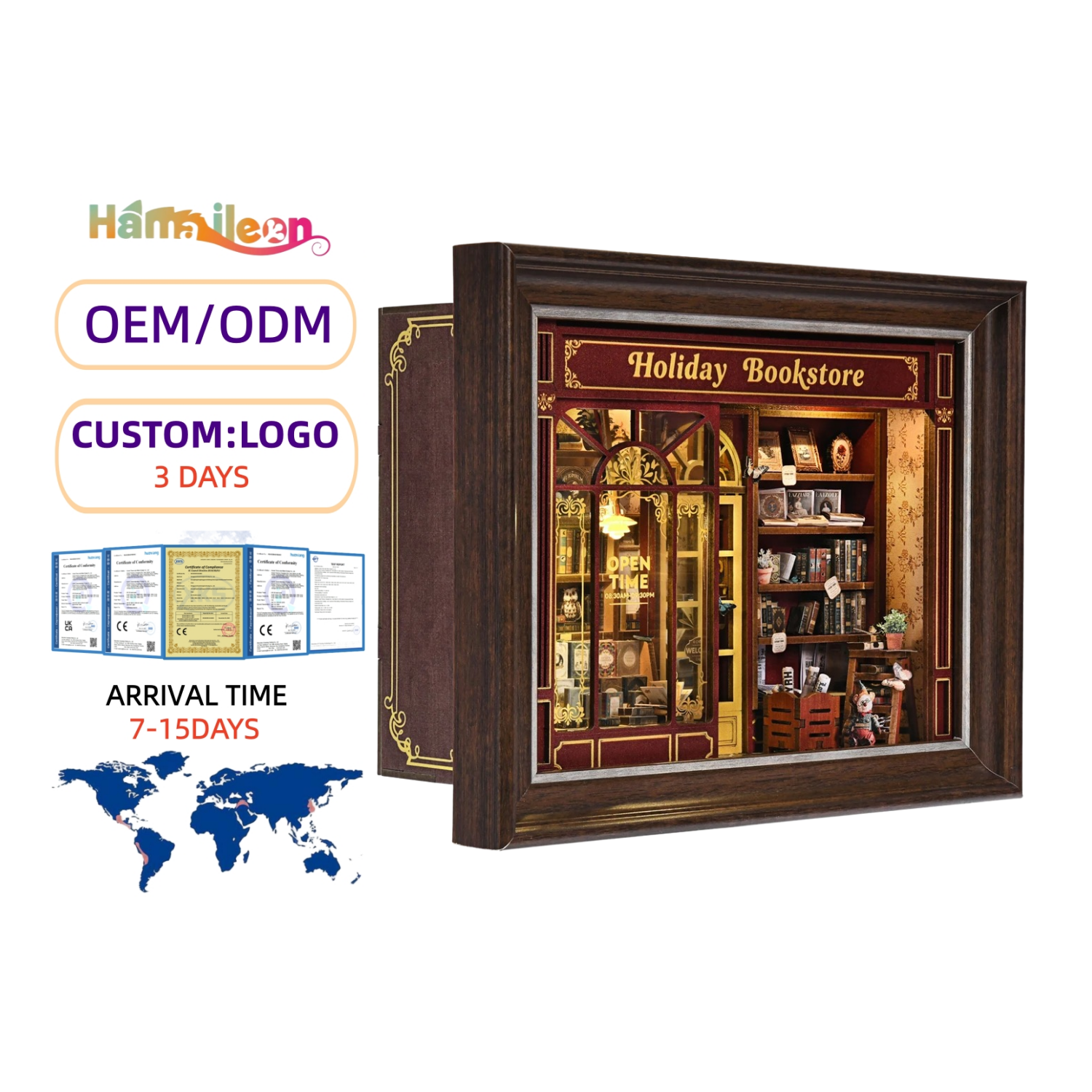 Hamaileon Novelty Gifts 3D Wooden Model Kits for Adults &amp; Teens Kids Puzzles for Friends Family Holidays &amp; Birthdays Crafts Kit
