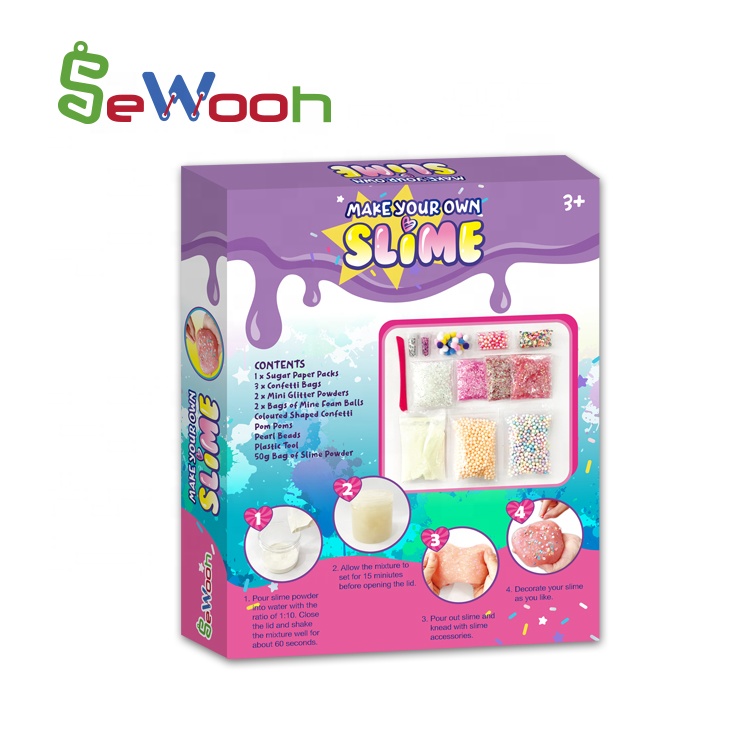 Kids Playdough Slime Accessories Girls DIY Slime Making Kit