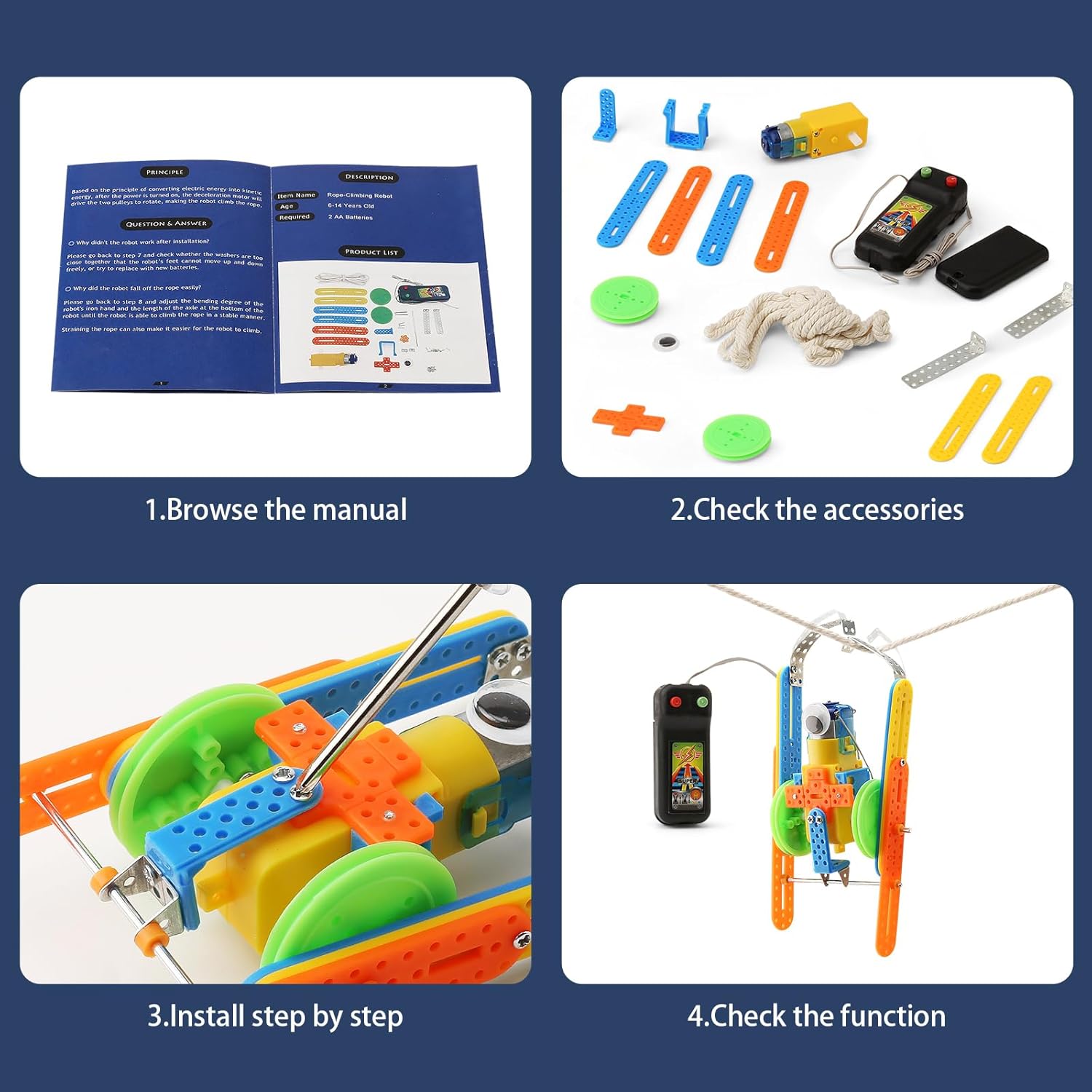Boys Crafts Robotics Science Kits Experiments Activities Engineering STEM Toys Diy Science Kit