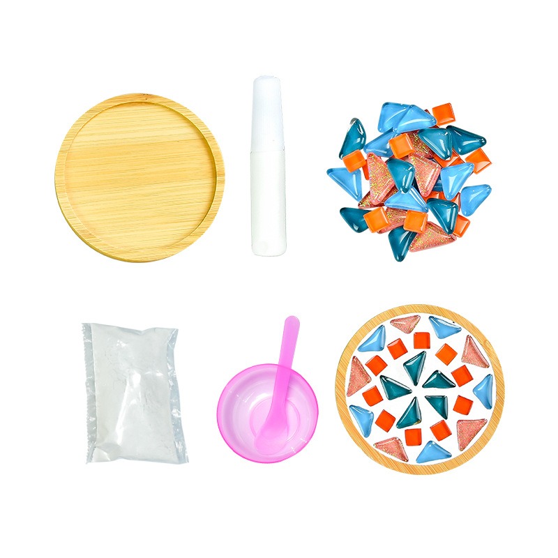 DIY Mosaic Wood Coaster Kit Image 6